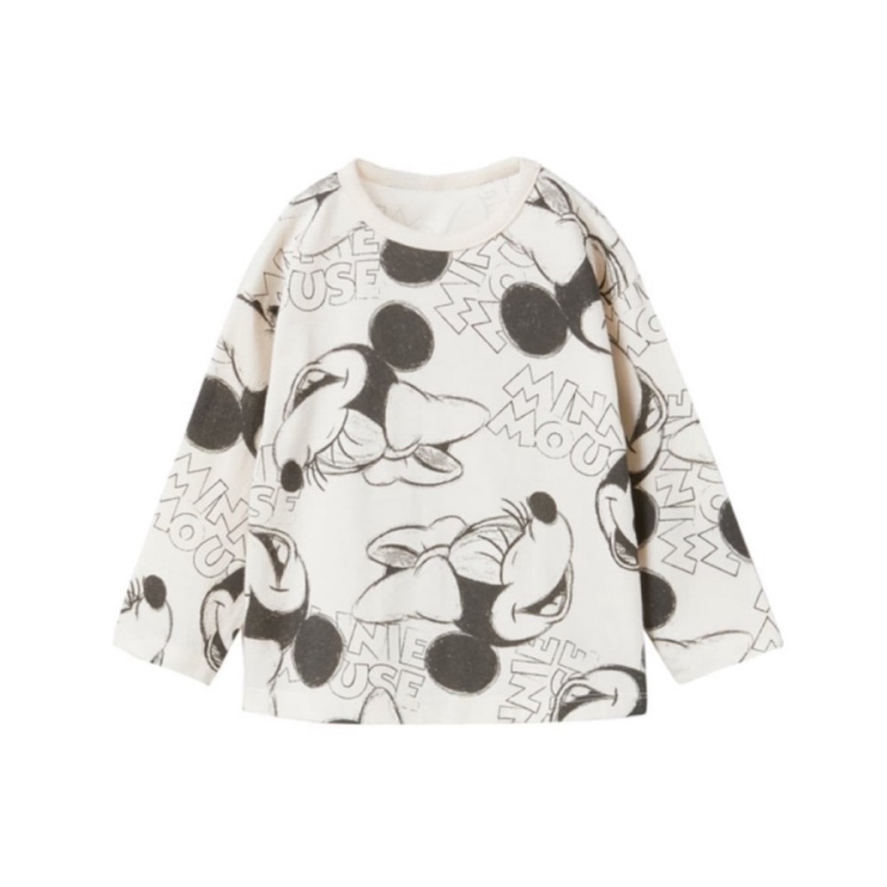Zara Disney's Minnie Mouse Long Sleeve T-shirt